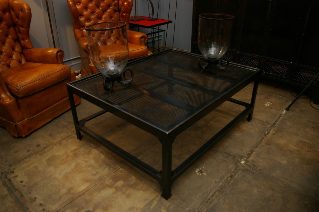 Steel Coffee Table at 1stdibs