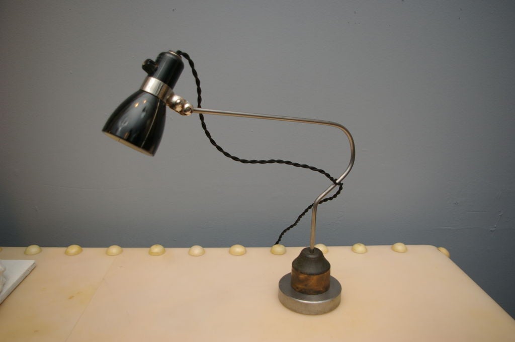 French Singer Task Lamp # 30 In Excellent Condition In Los Angeles, CA