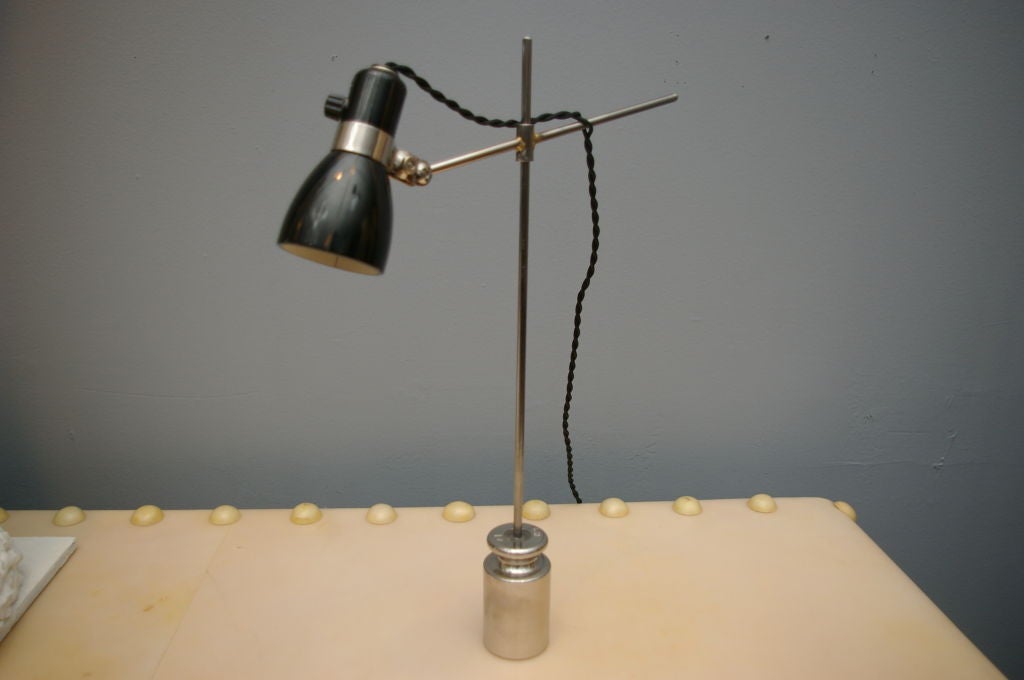 French task lamp used on sewing machine