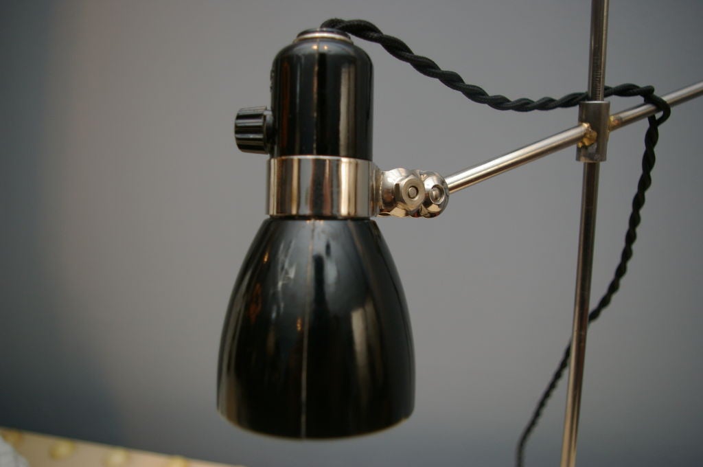 Steel French Singer Task Lamp # 10