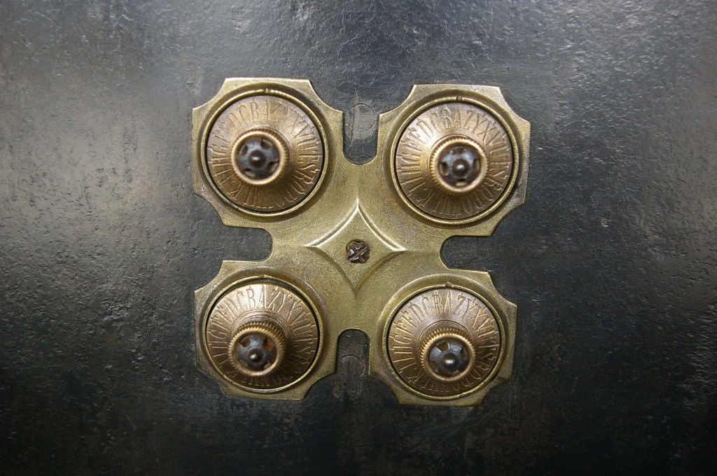 Rare French Safe. Keys and working combination.