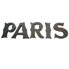 Paris Sign