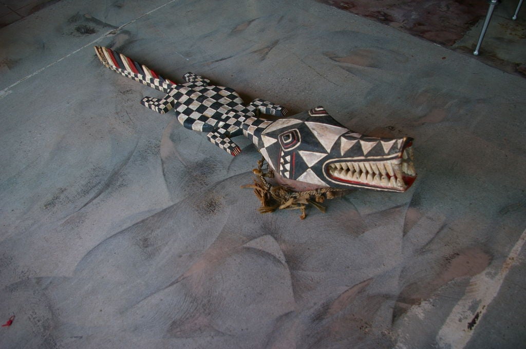 Antique Bobo Crocodile Mask 1
