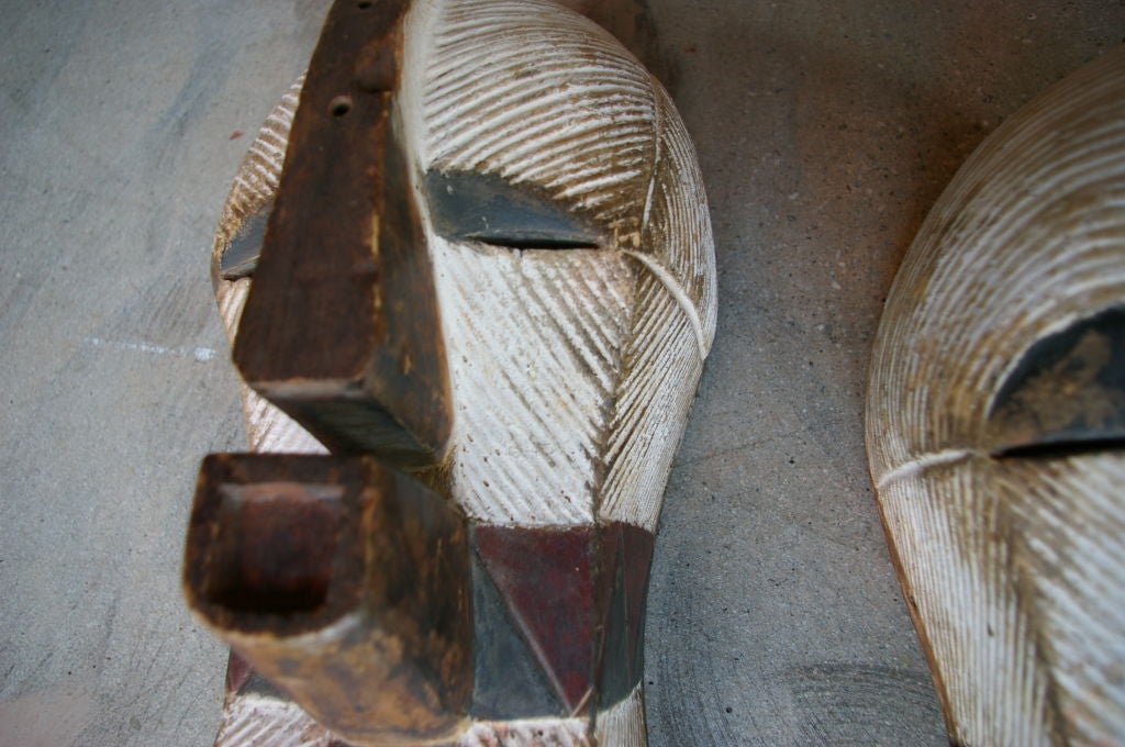 Antique Pair of Kifwebe Masks 1