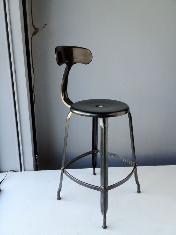 French Nicolle Stool, Counter Height