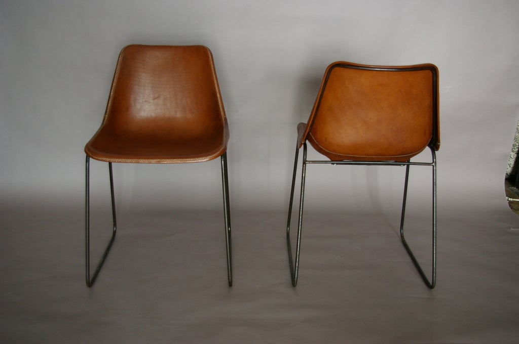 Spanish Vintage Leather Chairs