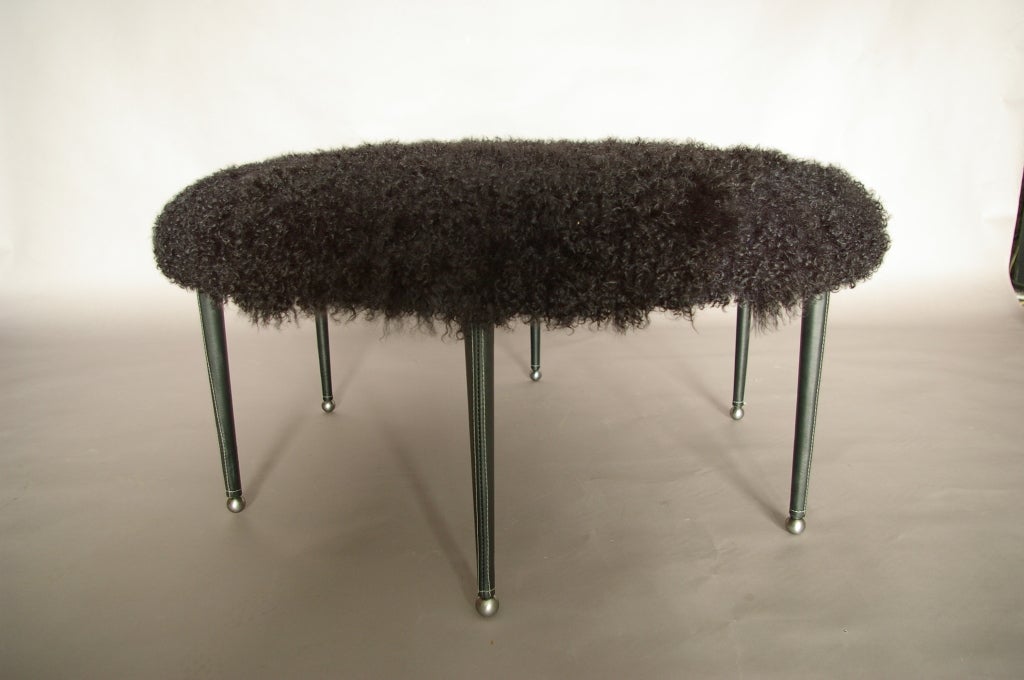 "Vienne" Mongolian Wool Stool