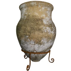 18th century French terra cotta jar