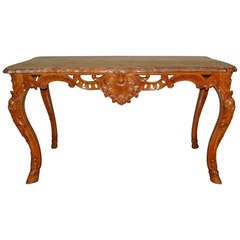9th century Louis XV style free-standing console