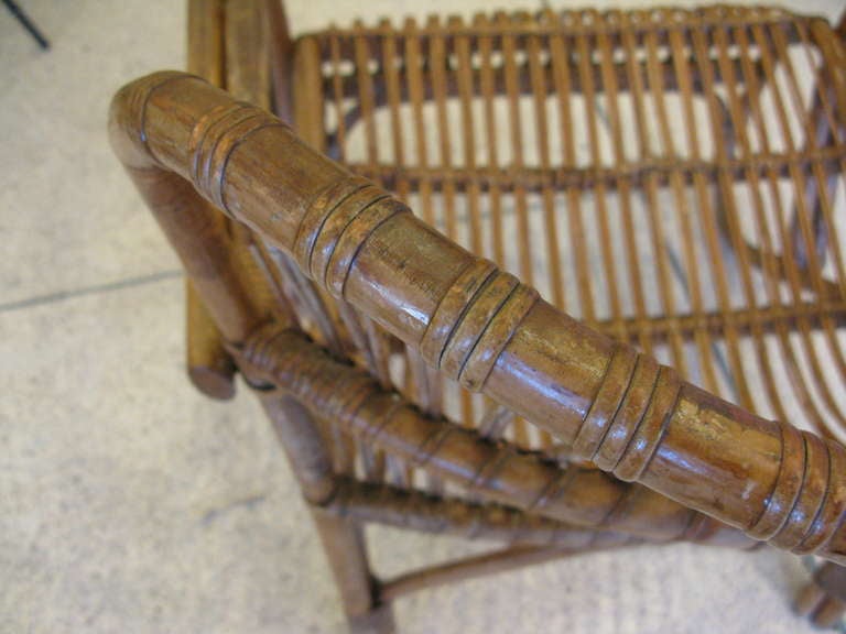 Bamboo / Rattan Set of 6 Chairs & Table 1