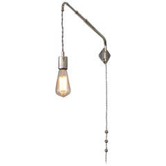 Replica Nickel Telescoping Wall Light