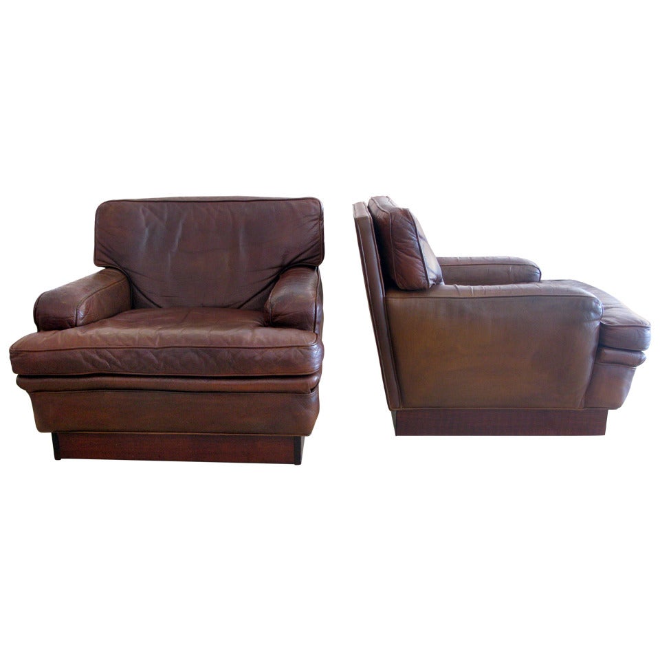 Pair of Arne Norell "Mexico" Lounge Chairs