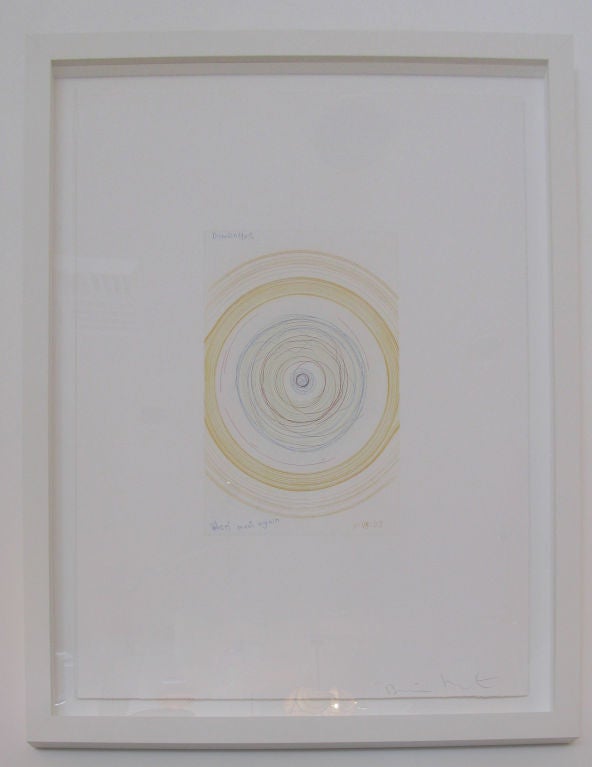 Original Damien Hirst Color Etching