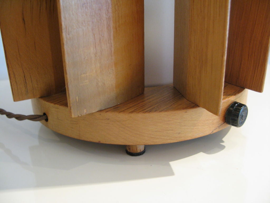 Wood Slatted Table Lamp 4