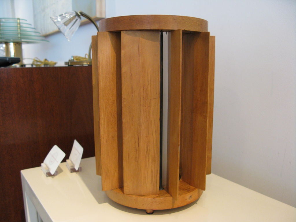 Wood Slatted Table Lamp 1