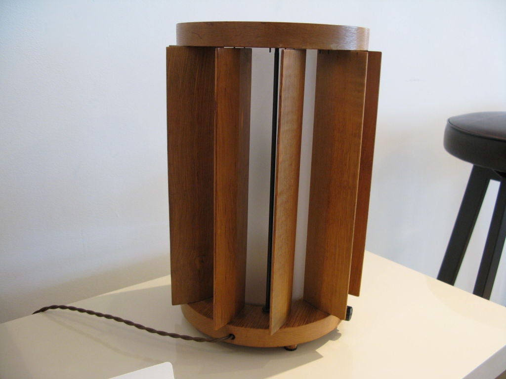 Wood Slatted Table Lamp 2