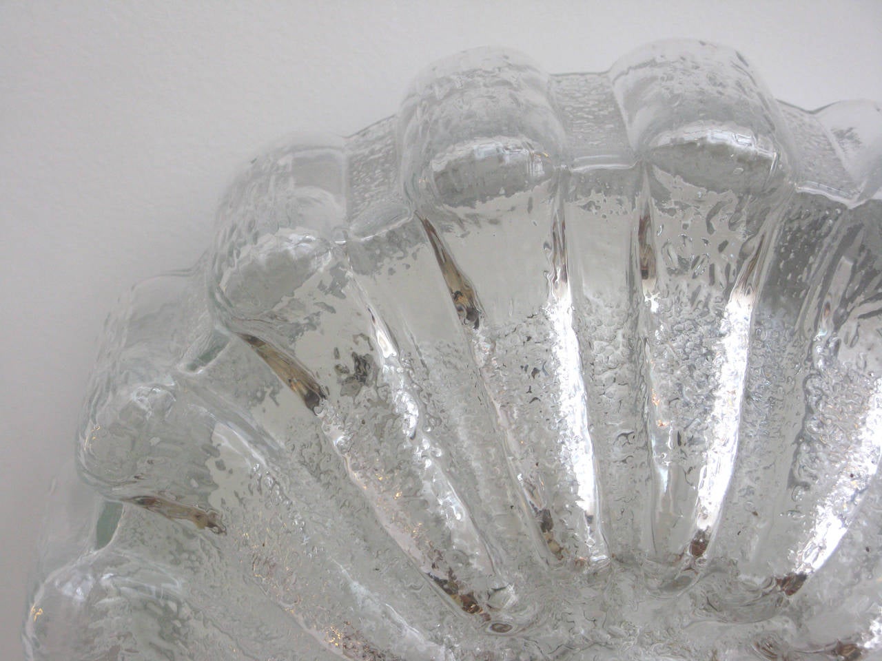 Clear Glass Limburg Ceiling Mount In Excellent Condition In Los Angeles, CA