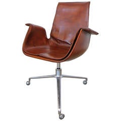 Fabricius & Kastholm "Bird" Chair in Cognac Leather
