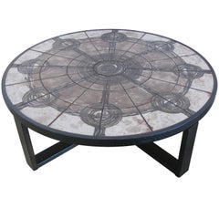 Danish Oak 
Tile Round Table by Ox-Art