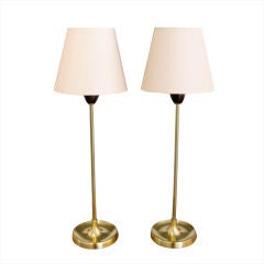 Pair of Le Klint Brass Table Lamps