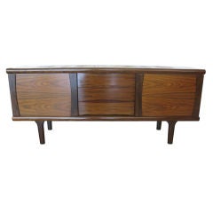 Danish Rosewood Credenza with Tiles