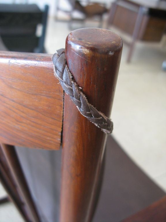 Arne Vodder Rosewood Rocking Chair 3