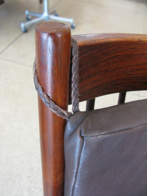 Arne Vodder Rosewood Rocking Chair 4