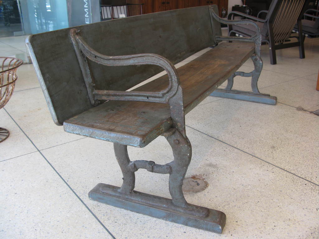 19th Century Rare Antique Folding Writing Table / Bench