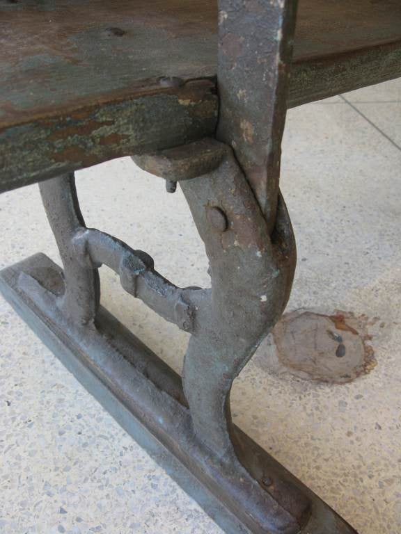 Rare Antique Folding Writing Table / Bench 2