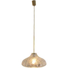 Doria Crackled Glass Pendant Light