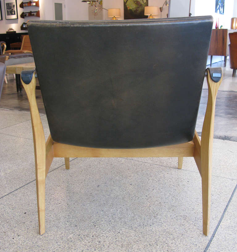 Mid-20th Century Single Ebbe Clemmensen Safari Chair