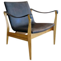 Single Ebbe Clemmensen Safari Chair