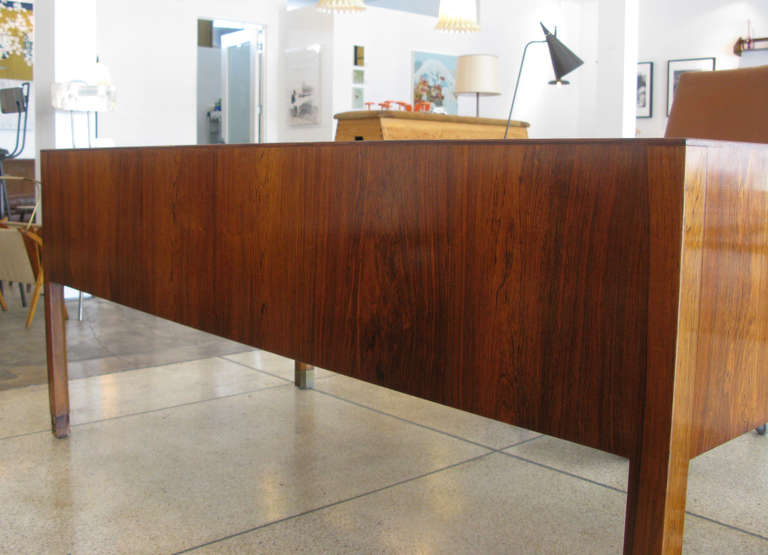 Ole Wanscher Rosewood Desk In Good Condition In Los Angeles, CA