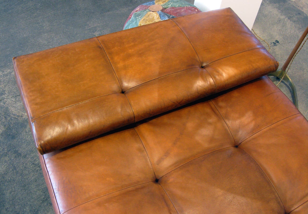 Poul Volther Leather and Teak Daybed In Excellent Condition In Los Angeles, CA