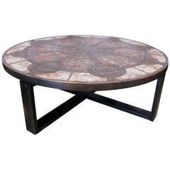 Danish Oak 
Tile Round Table by Ox-Art