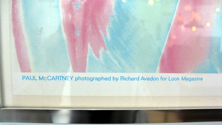 Mid-20th Century Set of Four Original Beatles Posters by Richard Avedon for Look Magazine