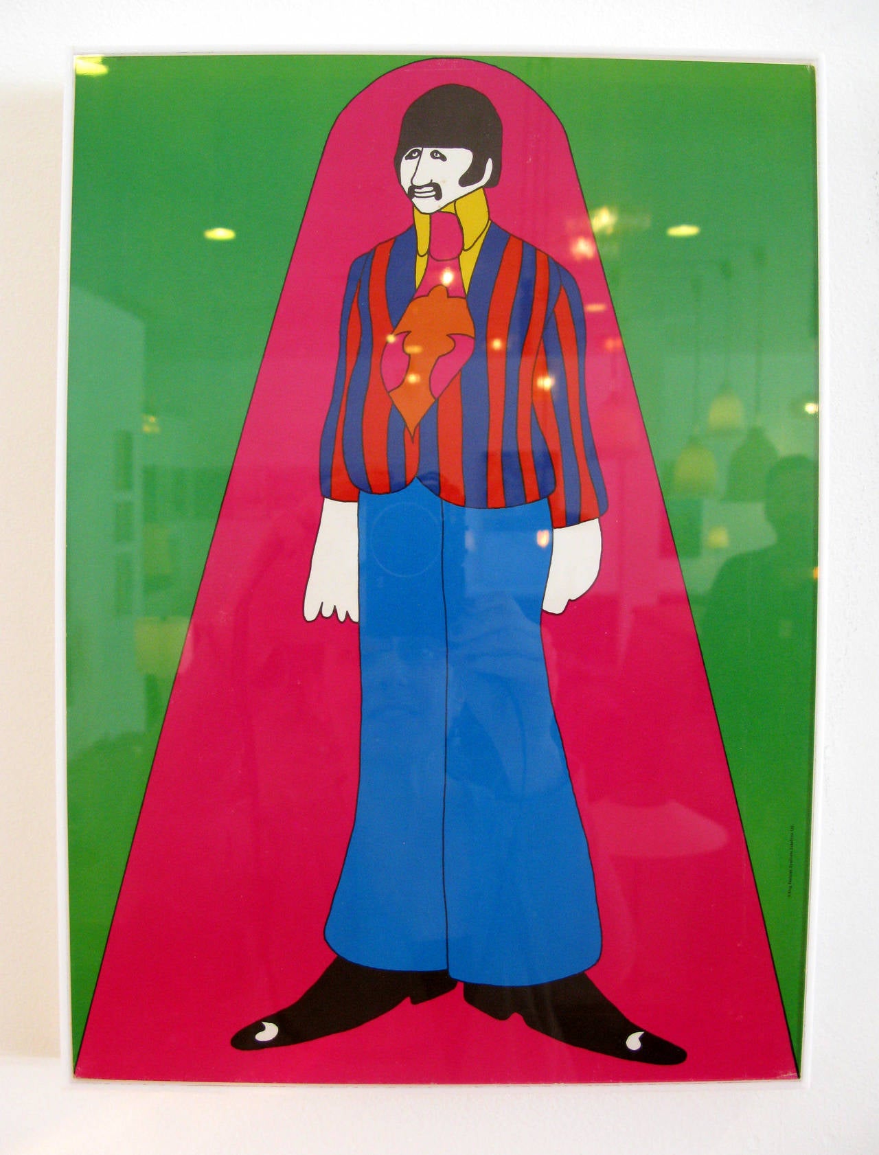 Set of Six Original Beatles Oversize Postcards In Excellent Condition In Los Angeles, CA