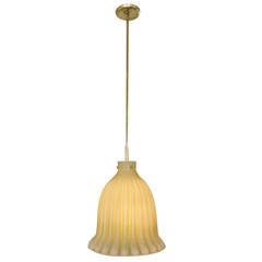 Cream/Pale Yellow Doria Pendant Light
