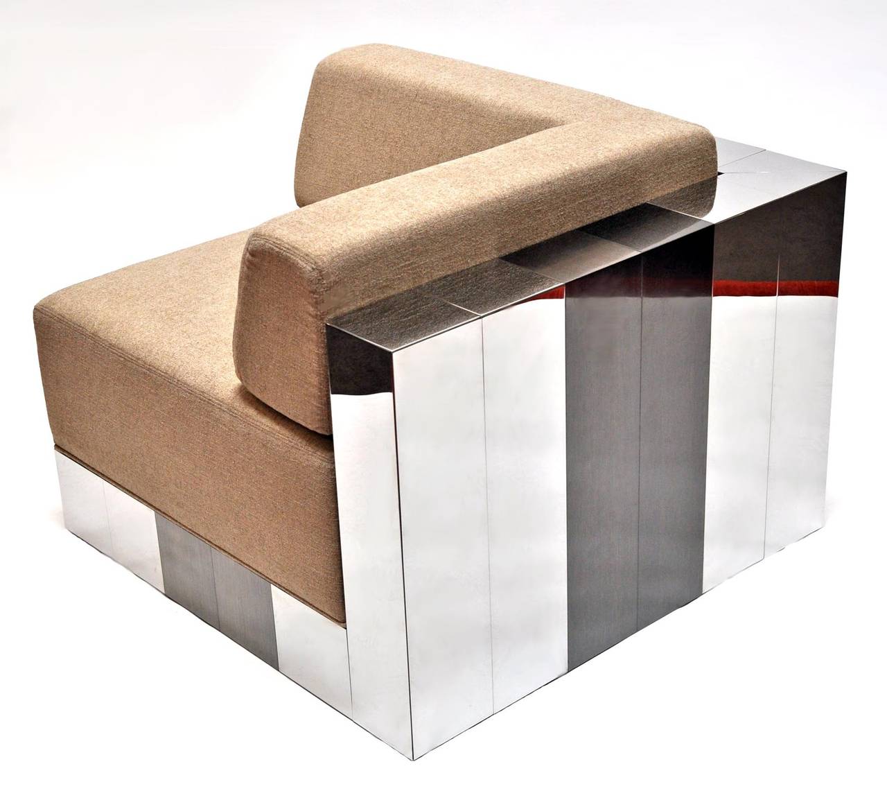 Anodized Paul Evans Cityscape Four-Piece Sectional Sofa