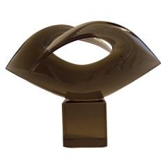 Livio Seguso (Italian, 1930-) Glass Sculpture