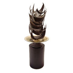 Used Mid Century Modern - Sculptural Copper Fountain