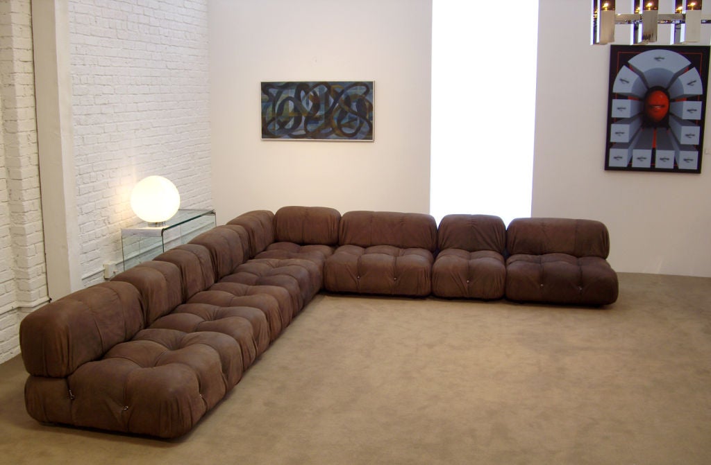 Mario Bellini (1935-) Camaleonda Modular Leather Sofa