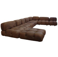 Mario Bellini (1935-) Camaleonda Modular Leather Sofa