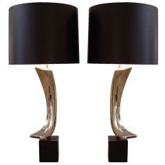 Pair of Sculptural Table Lamps by Laurel Lamp Company