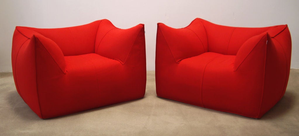 Contemporary Mario Bellini (Italy 1935-) Pair of Chairs-
