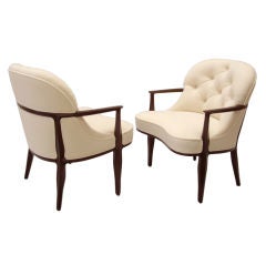 Edward Wormley (1907-1995) Pair of Upholstered Arm Chairs