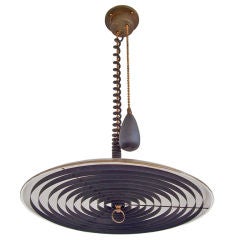 Vintage Copper Pulley Lights: Four Available
