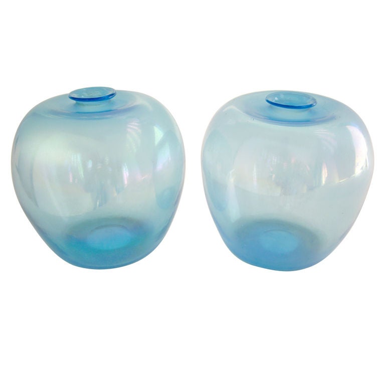 Andries Dirk Copier (19061991) Pair Glass Vases at 1stDibs