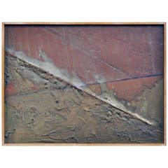 Laddie John Dill Mixed-Media on Board, Signed 1974 4