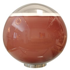Barbini-Murano Glass Ball Lamp